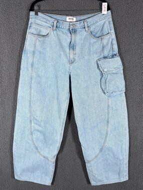 Agolde Cass Baggy Cargo Pants - Women's Size 30 - Blue